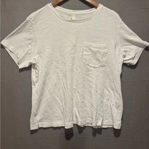 Pact White Short Sleeve Tee